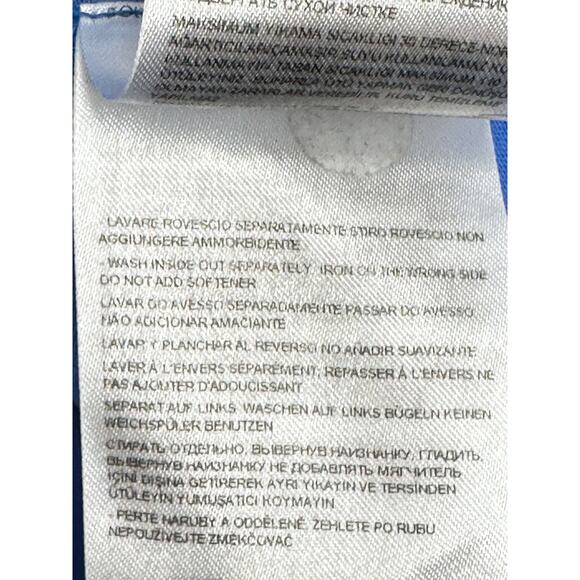 Armani Exchange A/X Pima Cotton Tee Blue Short Sleeve Crewneck Summer Casual XS - Picture 6 of 8